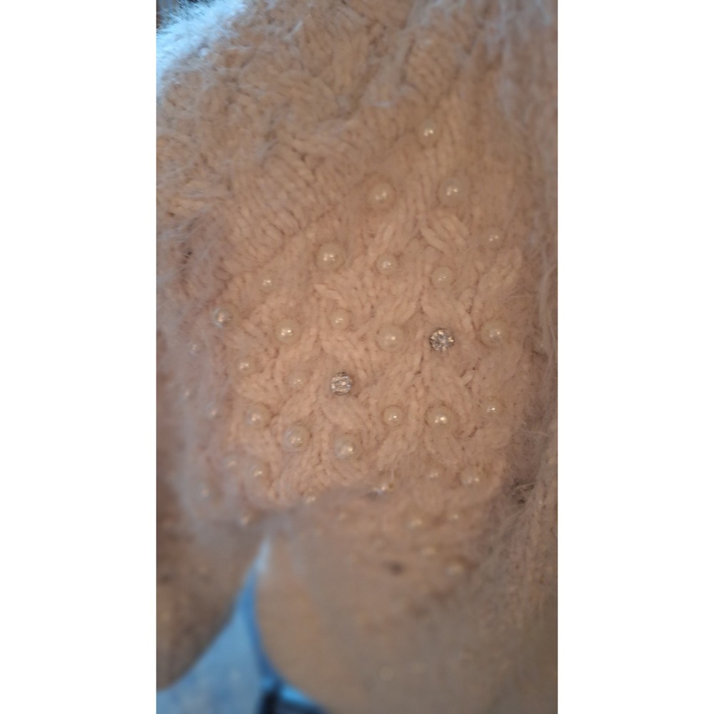 POL Premium Cardigan Pearls Rhinestones - Picture 10 of 13
